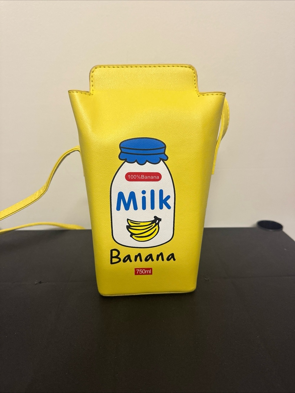 Yellow Banana Milk Crossbody Bag